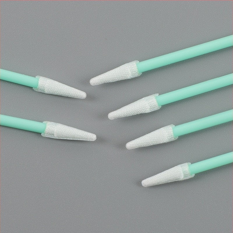 622B Tampon de bumbac fără scame, cu vârf ascuțit, pentru curățarea lentilelor optice