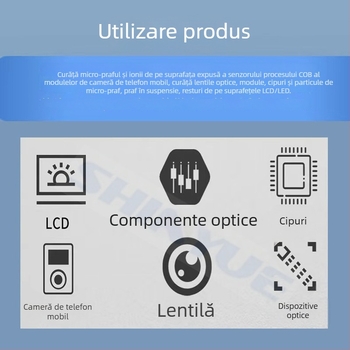 SY-101 Băț lipicios de înaltă vâscozitate pentru curățarea ESD a lentilei camerei — praf fără reziduuri