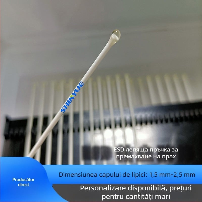 SY-101 Băț lipicios de înaltă vâscozitate pentru curățarea ESD a lentilei camerei — praf fără reziduuri