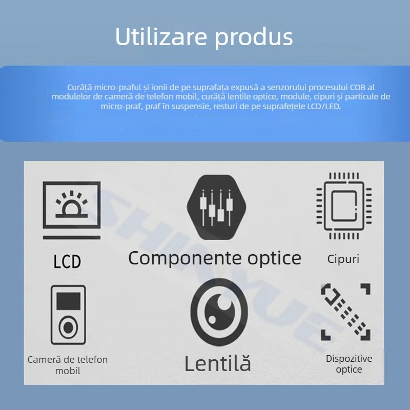 SY-101 Băț lipicios de înaltă vâscozitate pentru curățarea ESD a lentilei camerei — praf fără reziduuri