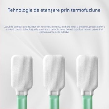 Tampon de curățare pentru încăperi curate, fără scame, cu fibră ultra-fină pentru electronice și semiconductori
