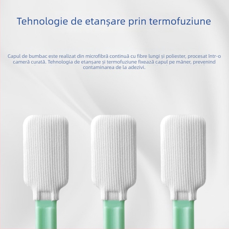 Tampon de curățare pentru încăperi curate, fără scame, cu fibră ultra-fină pentru electronice și semiconductori