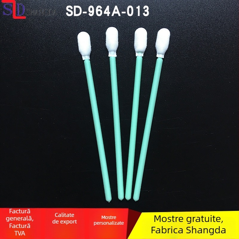 SD964A Bețișor din bumbac cu cap de țesătură nețesută, antistatice, fără praf, 100 buc./ambalaj