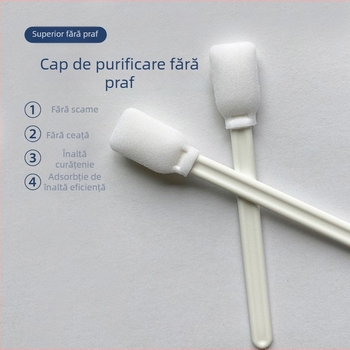 Bețișoare de bumbac cu vârf de burete 707C pentru curățarea electronică, fără praf, 100 buc.