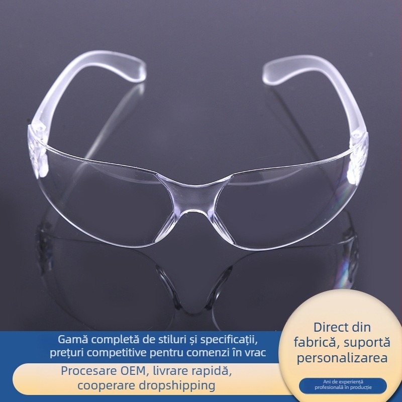 Ochelari de protecție pentru medii industriale, praf și impact rezistent, împotriva vântului și nisipului, cu lentile din policarbonat