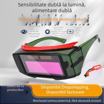 Ochelari de sudură cu reglare automată – protecție oculară pentru sudură cu arc, anti-reflexie