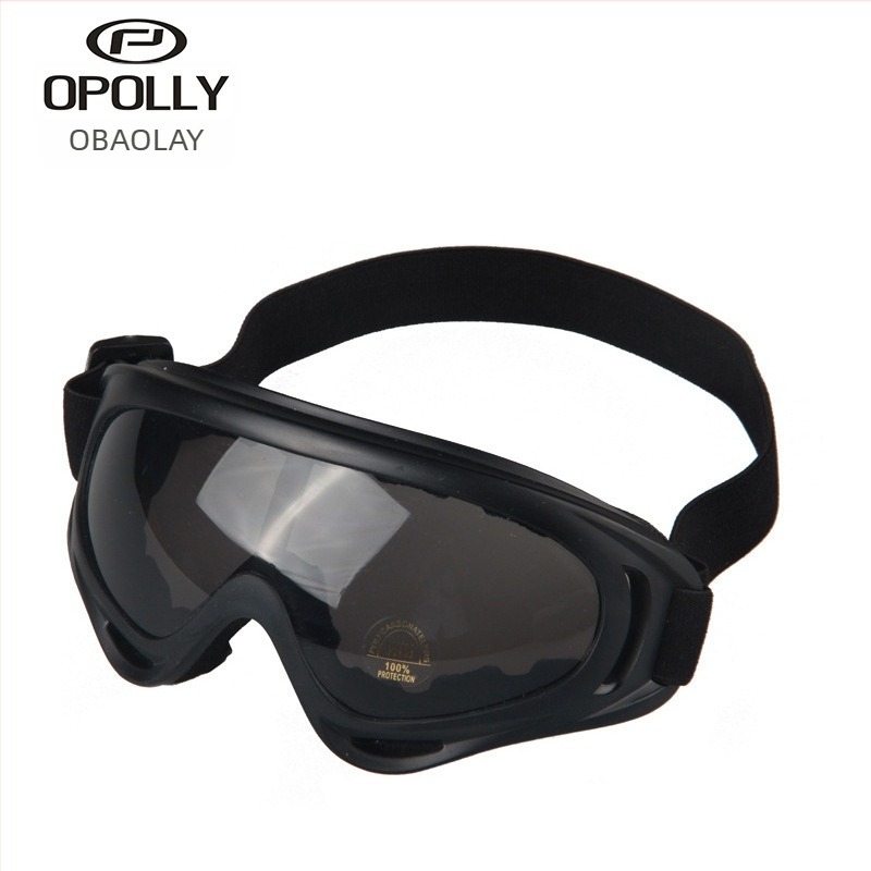 Obaolay Ochelari de ciclism și protecție pentru motocicletă, rezistenți la vânt și nisip, unisex, cadru complet