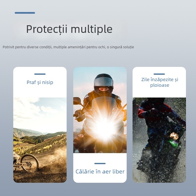 Obaolay Ochelari de ciclism și protecție pentru motocicletă, rezistenți la vânt și nisip, unisex, cadru complet