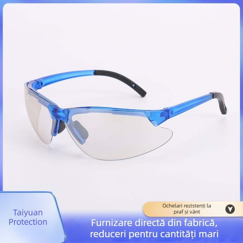 Ochelari de protecție transparenți, rezistenți la zgârieturi, praf și vânt cu nisip, pentru drumeții în aer liber și ciclism