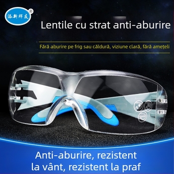 Ochelari de protecție pentru sudură T3, a doua generație, lentile din policarbonat, protecție UV, antifog, protecție la praf pentru sudură cu arc Argon