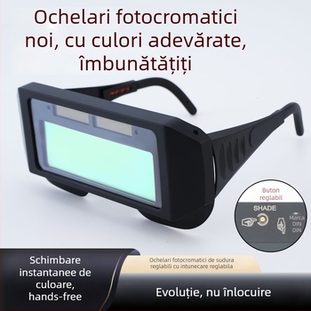 Ochelari de sudură cu auto-întunecare, protecție a ochilor și filtre anti-reflexie