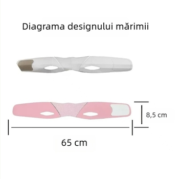 Mască facială pentru lifting și definire a feței cu linie în formă de V, pentru ridurile nazolabiale și dublă bărbie, mască nocturnă de modelare a feței