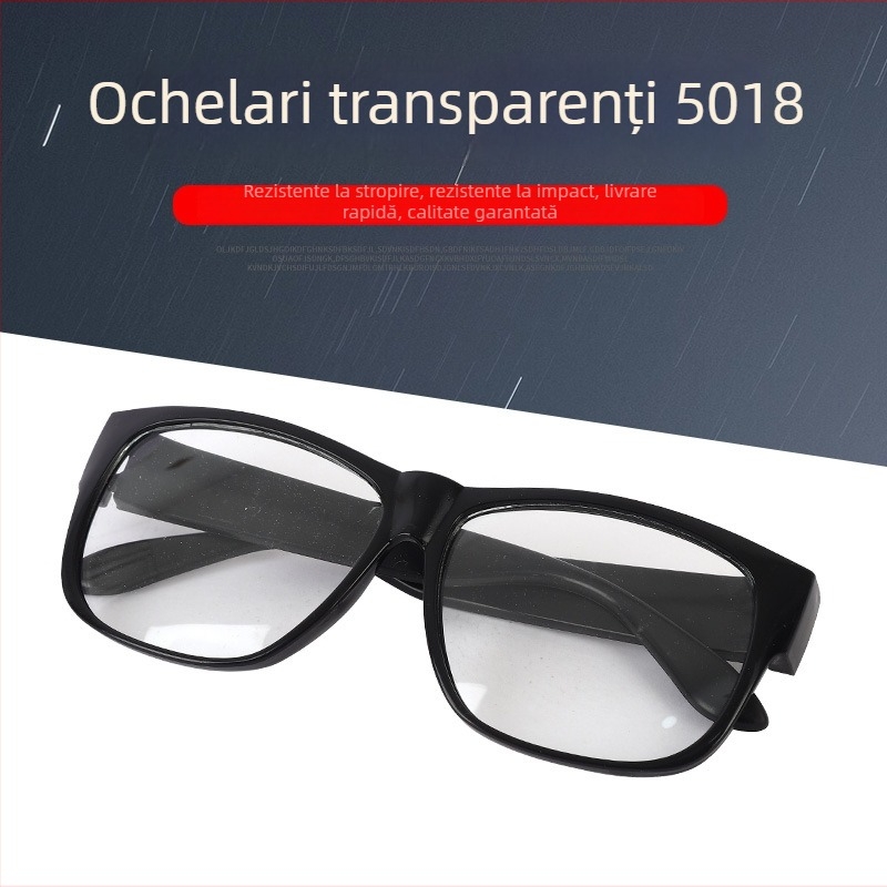 Ochelari de protecție 5018, lentile plate, protecție praful și stropi, unisex