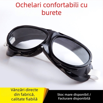 Ochelari de protecție industriali, respirabili, anti-praf, anti-vânt și anti-stropire, complet închiși