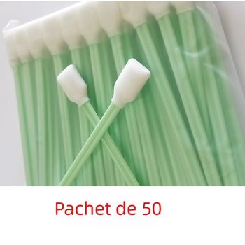 Bețișor de curățare cu burete și tampon de bumbac pentru curățarea duzelor la imprimanta UV cu platou