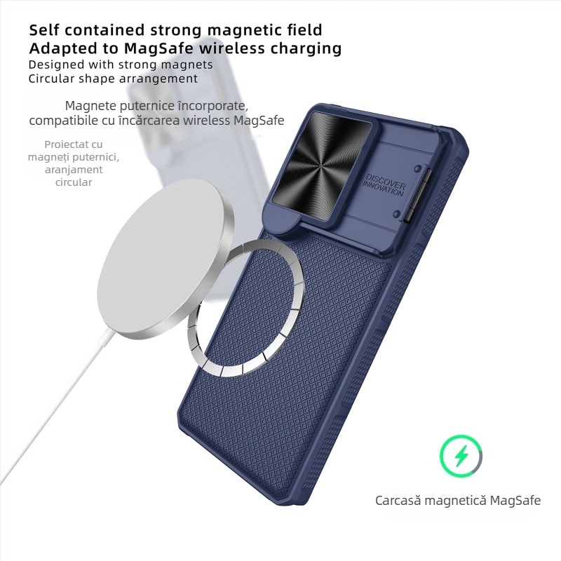 Carcasă Samsung Galaxy S26 Ultra din PC+TPU cu model pătrățos în carouri și suport rabatabil încorporat
