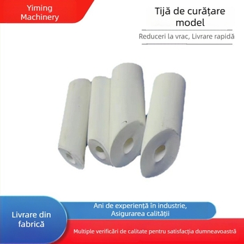 Bară de șters cu cap de bumbac, vârf în unghi, tijă metalică, cap de poliester, pentru curățarea mobilierului și a oțelului inoxidabil