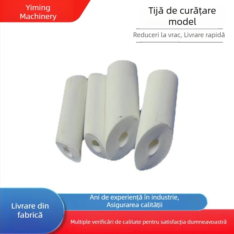 Bară de șters cu cap de bumbac, vârf în unghi, tijă metalică, cap de poliester, pentru curățarea mobilierului și a oțelului inoxidabil