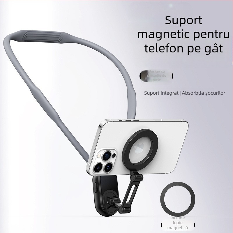 Suport pentru filmare pe piept, anti-vibrație, MagSafe pentru telefon, pentru streaming în exterior