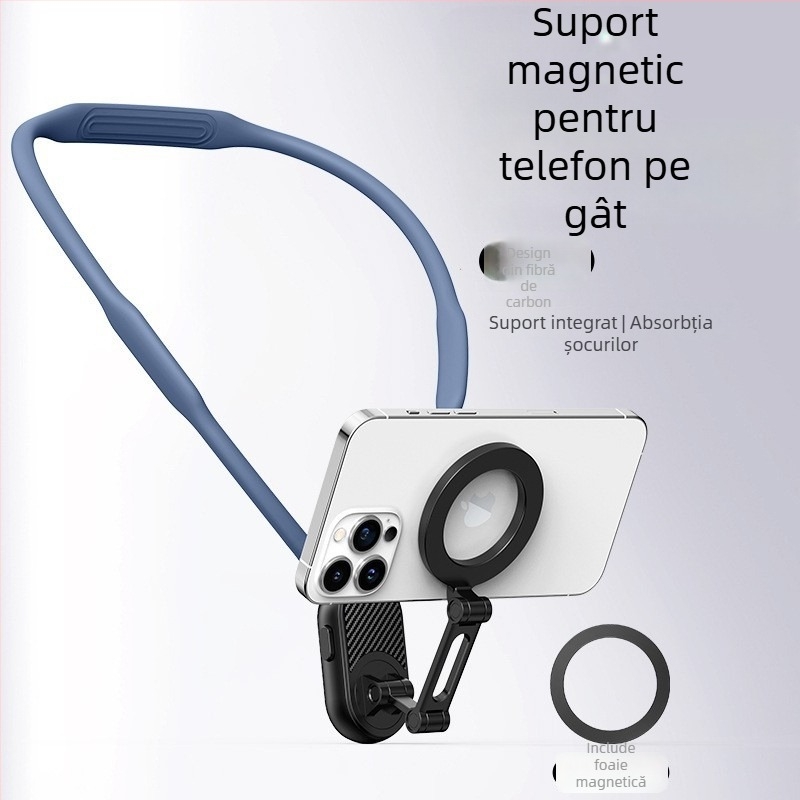 Suport pentru filmare pe piept, anti-vibrație, MagSafe pentru telefon, pentru streaming în exterior