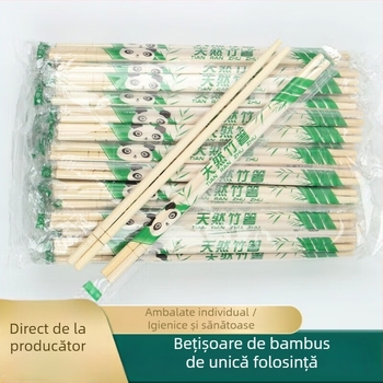 Bețișoare din bambus, de unică folosință, 100 buc., pentru restaurante și uz casnic, igienice și convenabile