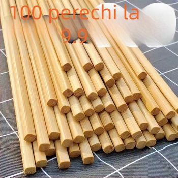 Bețișoare din bambus, fără ceară și fără vopsea, din Nan bambus, rezistente la mucegai, antiderapante, rezistente la temperaturi ridicate, stil chinezesc, pentru uz casnic