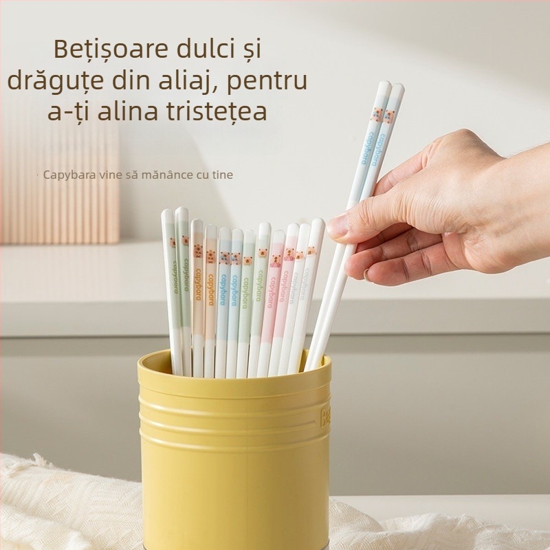 Bețișoare din melamină pentru uz casnic, rezistente la temperaturi înalte, design drăguț, de înaltă calitate, antibacteriale și antifungice, pentru utilizare personală