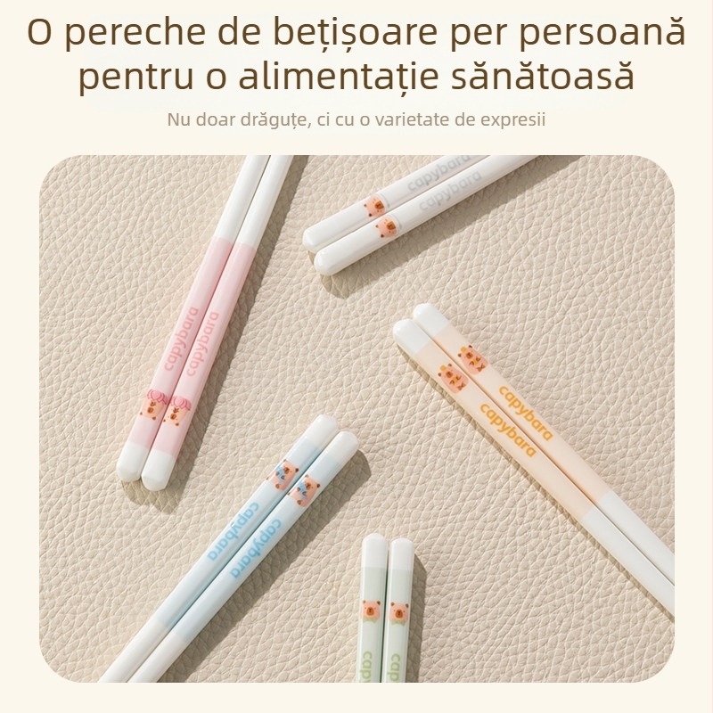 Bețișoare din melamină pentru uz casnic, rezistente la temperaturi înalte, design drăguț, de înaltă calitate, antibacteriale și antifungice, pentru utilizare personală
