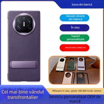 Husă din piele cu pliere pentru Huawei Mate X5, design minimalist premium