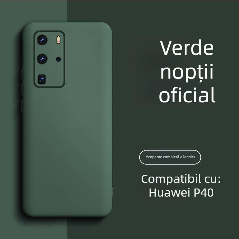 Husă Huawei P40 Pro – silicon lichid, design minimalist, de înaltă calitate, unisex, stil Insta