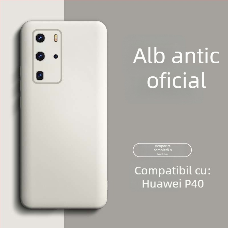 Husă Huawei P40 Pro – silicon lichid, design minimalist, de înaltă calitate, unisex, stil Insta