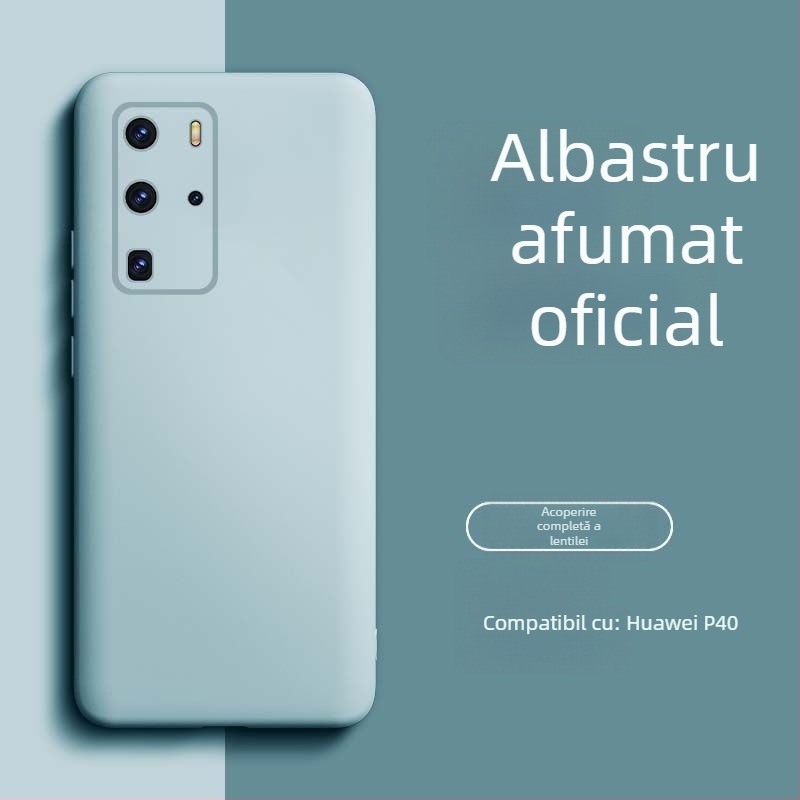 Husă Huawei P40 Pro – silicon lichid, design minimalist, de înaltă calitate, unisex, stil Insta