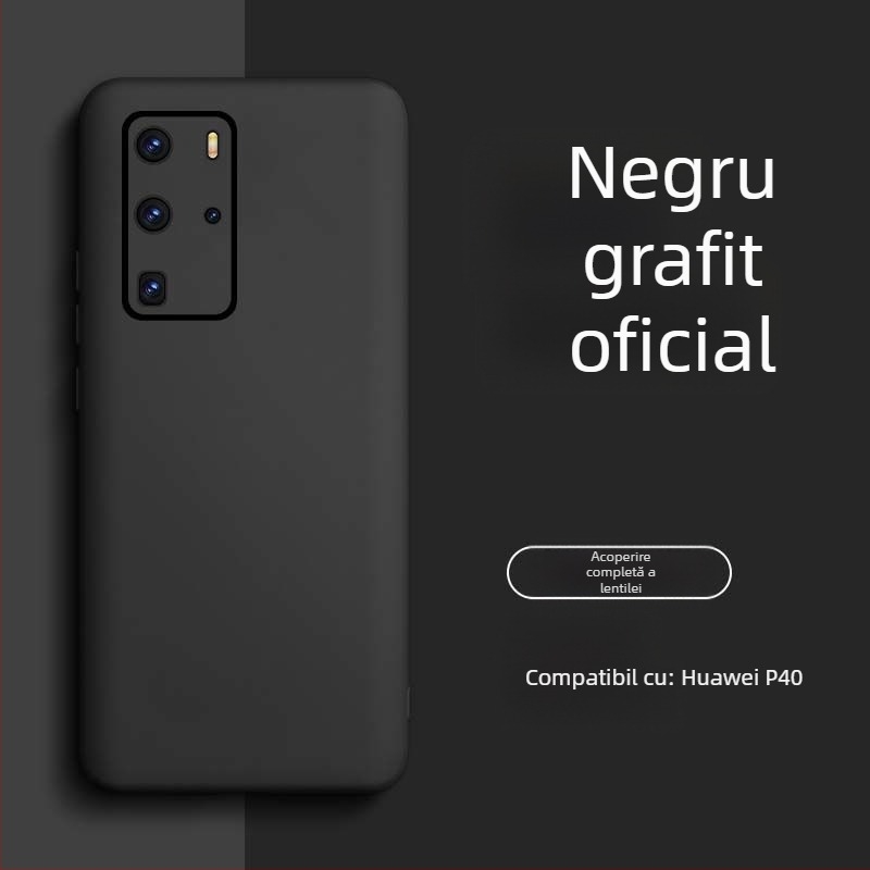 Husă Huawei P40 Pro – silicon lichid, design minimalist, de înaltă calitate, unisex, stil Insta
