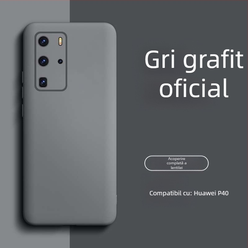 Husă Huawei P40 Pro – silicon lichid, design minimalist, de înaltă calitate, unisex, stil Insta