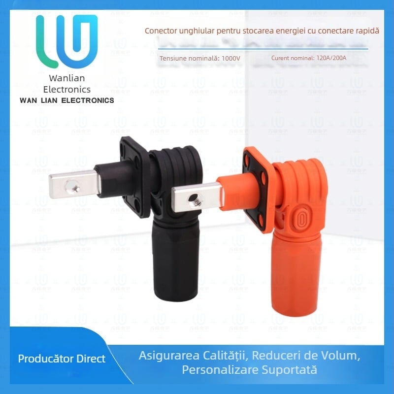 Wlina200A conector de stocare a energiei cu nucleu unic, pentru înaltă tensiune și putere, conectare rapidă, 120A pentru baterie Li-ion