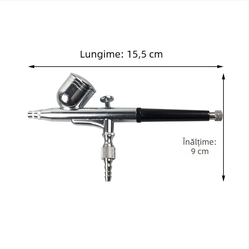 HD-130 pensă de pulverizare cu reglaj extern, 0,2 mm, pentru cosmetică și pictură de modele, accesorii 0,3/0,5