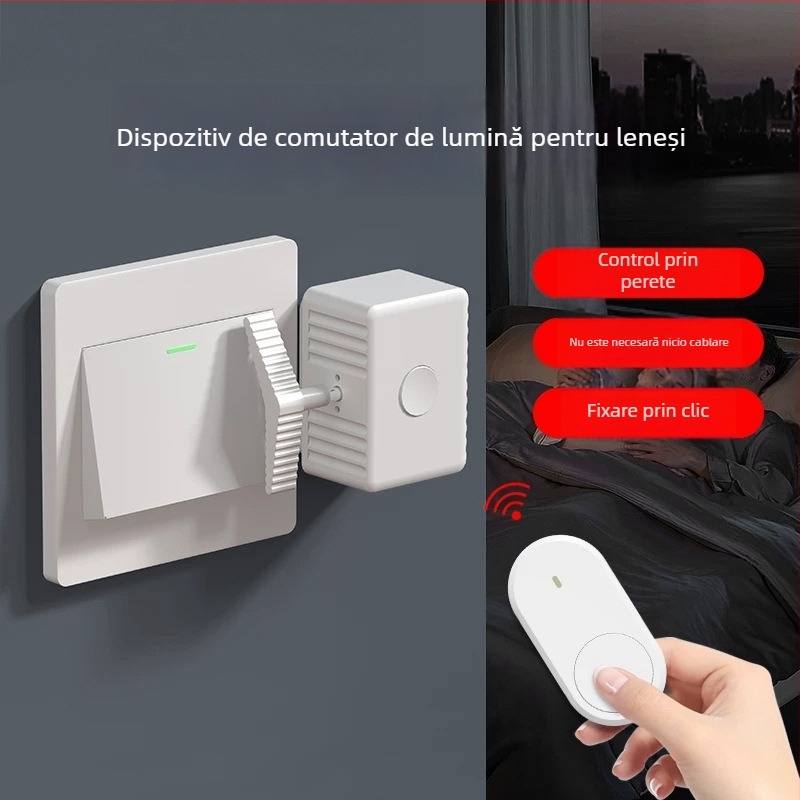 Comutator de lumină wireless automat pentru cămin