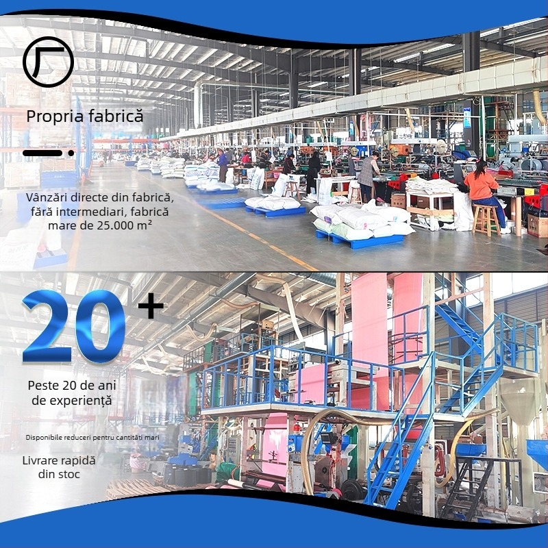 Pungă de curierat argintiu-gri, impermeabilă, anti-vandalism, ambalaj logistic pentru comerțul electronic, îngroșată