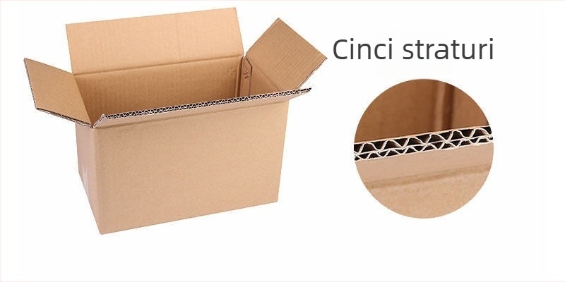 Cutie personalizată din carton ondulat, cu trei și cinci straturi, rezistentă pentru mutări