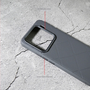 Carcasa Xiaomi 15 Pro – 2 în 1, antișoc, din piele sintetică, design minimalist de afaceri, protecție completă