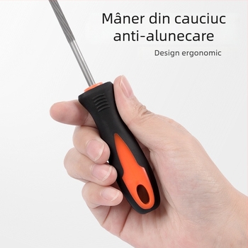 Fișier pentru lanțul de drujbă și fișier rotund pentru lanț, pentru drujbă pe benzină sau electrică, dimensiuni 4,8 mm și 5,5 mm
