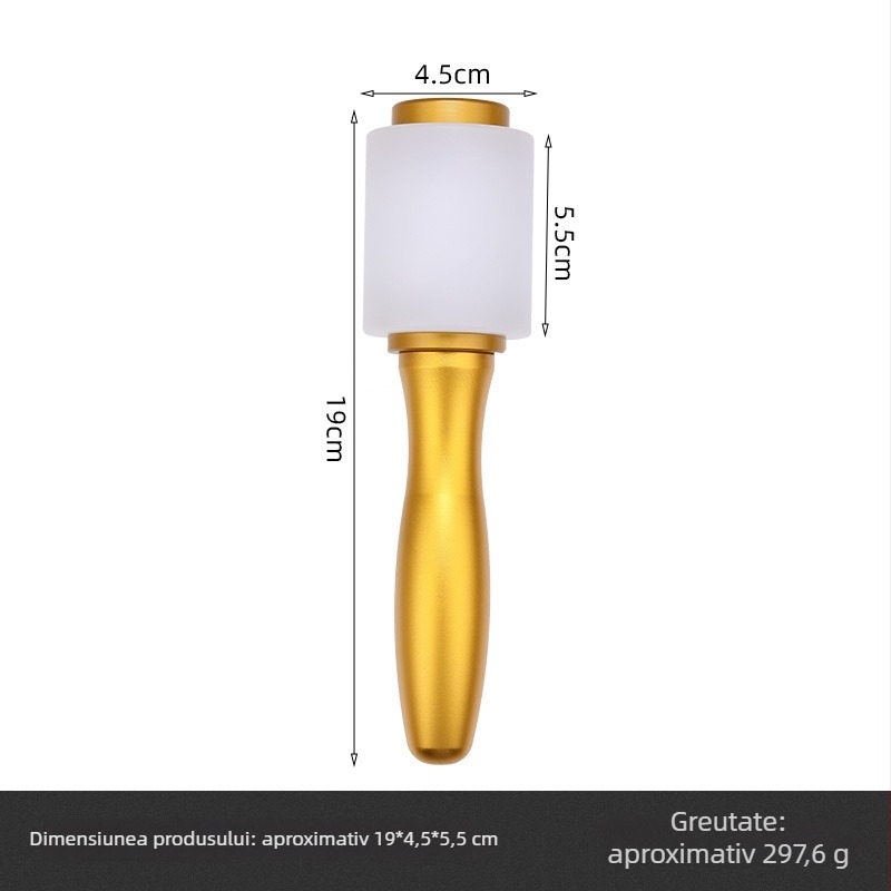 Cioc în formă de T pentru gravură pe piele cu mâner din lemn colorat; cioc din nailon pentru imprimarea modelelor; instrument de artă din piele lucrat manual