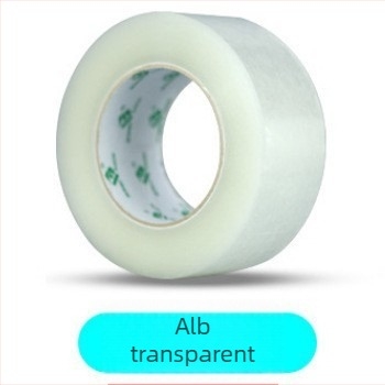 Bomeipack Bandă de ambalare transparentă, 50 µm grosime, film BOPP, bandă de sigilare pentru logistică și birou, lățime 4.5–6 cm, lungime 60–200 m, Transparent alb sau Transparent galben