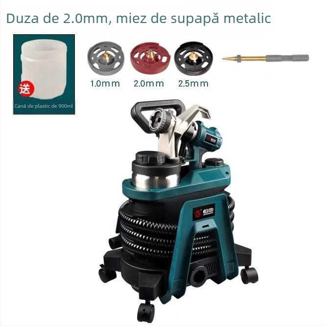 Pistol electric de pulverizare pentru vopsea pe bază de latex