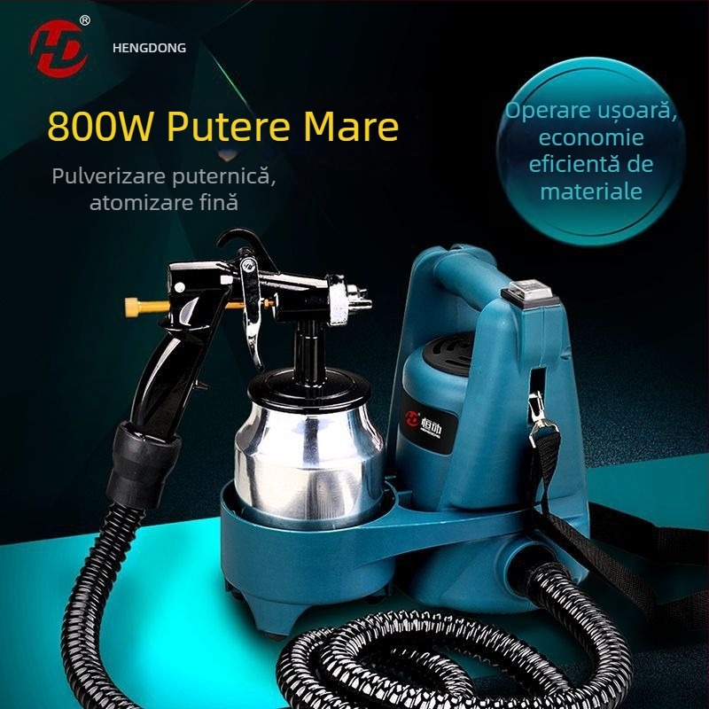 Pistol electric de pulverizare pentru vopsea pe bază de latex