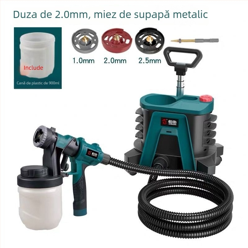 Pistol electric de pulverizare pentru vopsea pe bază de latex