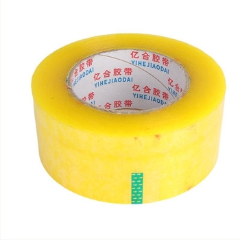 Bandă de ambalare transparentă, cu vâscozitate înaltă pentru sigilare, suport BOPP, 50 μm, lățime 45 mm, lungime 150 m