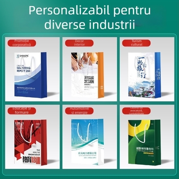 Genți tote personalizate, sacoșe de hârtie, sacoșe cadou, hârtie kraft groasă, carton alb, imprimare logo de înaltă calitate, sacoșe de ambalaj colorate