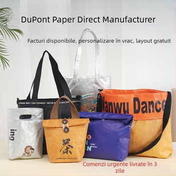 Geantă din hârtie kraft cu logo personalizat, poșetă de umăr și bretea crossbody