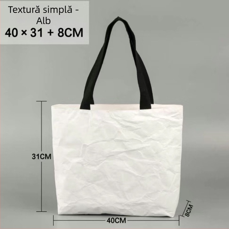 Geantă din hârtie kraft cu logo personalizat, poșetă de umăr și bretea crossbody
